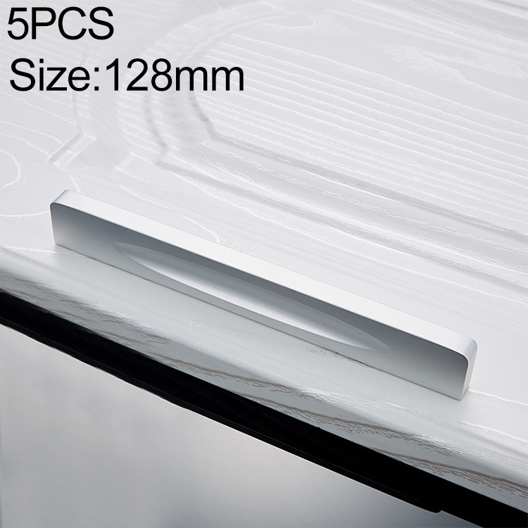 

5 PCS 2058_128 Space Aluminum Closet Cabinet Handle (Matte)