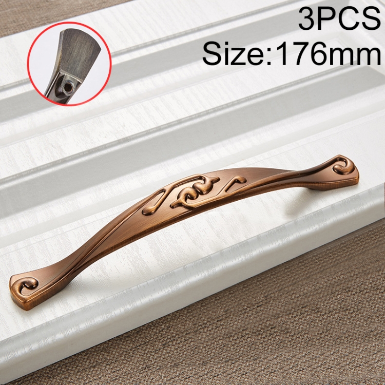 

3 PCS 6055-128 Stainless Steel Electroplated Cabinet Handle (Coffee)
