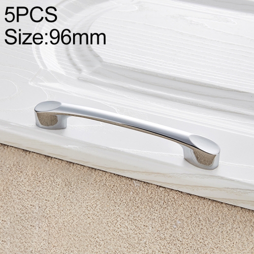 

5 PCS 6225_96 Bright Chrome Zinc Alloy Polished Bathroom Cabinet Handle