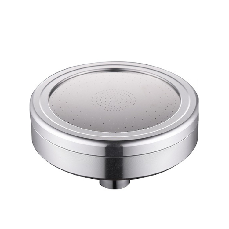 

Removable and Washable Space Aluminum Plated Round Pressurized Top Spray Shower Head, Size: 118mm(Silver)