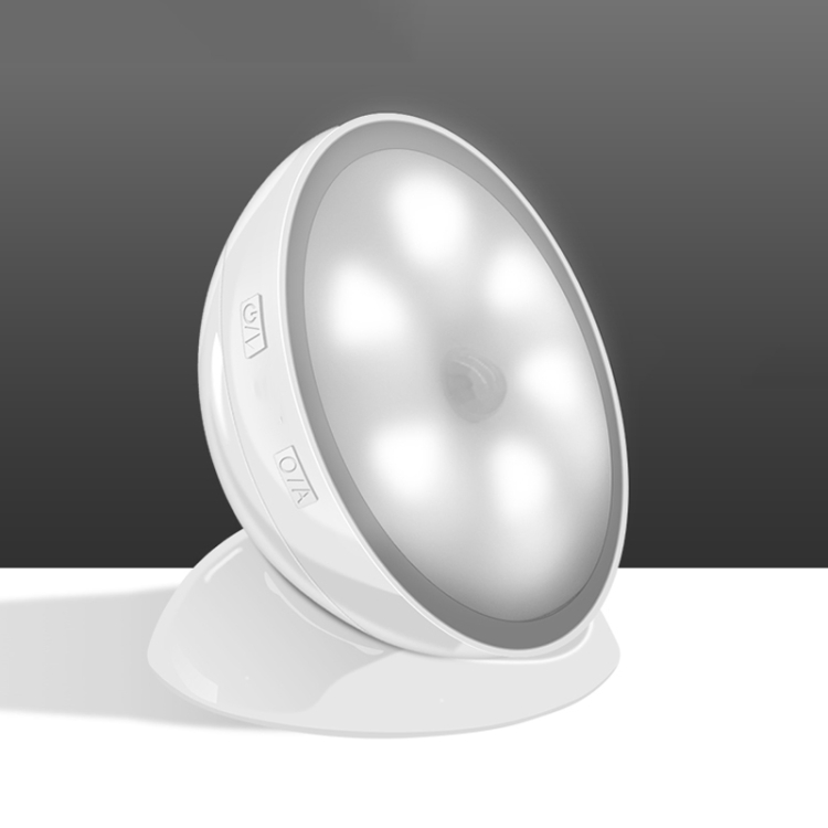 

Creative LED Human Body Induction Smart Light for Room Bathroom Corridor Wardrobe(White)