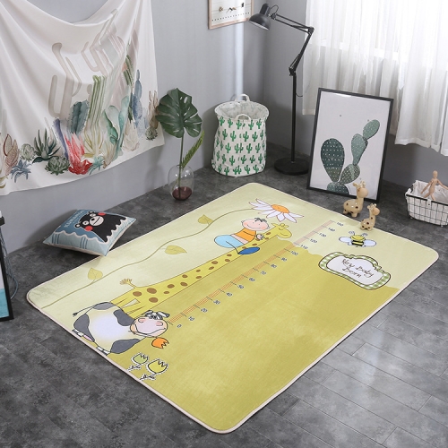 

Stacking Height Pattern Rectangular Polyester Anti-skid Household Carpet Yoga Mat, Size: 200cm x 150cm