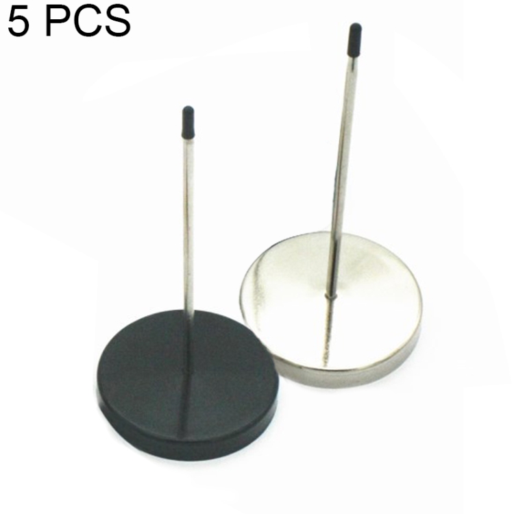 

5 PCS Stainless Steel Summons Fork Invoice Document Notes Housed Needle Folder Storage Products For Office Home Hotel kitchen Accessory, Random Color Delivery