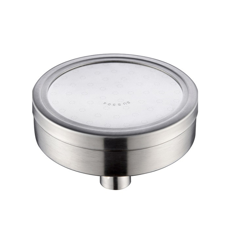 

Removable and Washable 304 Stainless Steel Round Pressurized Top Spray Shower Head, Size: 118mm(Silver)