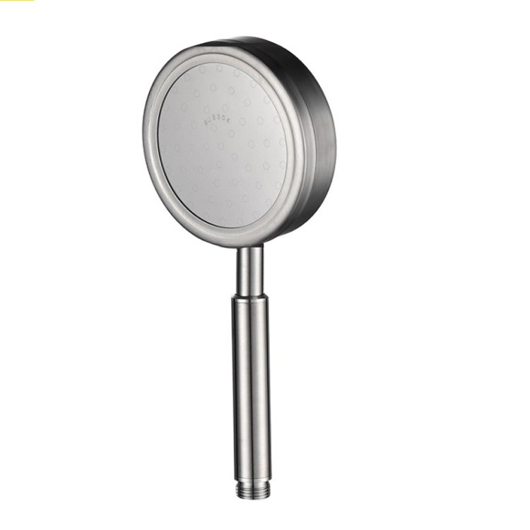 

Removable and Washable 304 Stainless Steel Round Pressurized Handheld Shower Head, Size: 117mm(Silver)