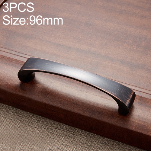 

3 PCS 6616-96 Black Red Ancient ORB American Style Drawer Cabinet Door Handle