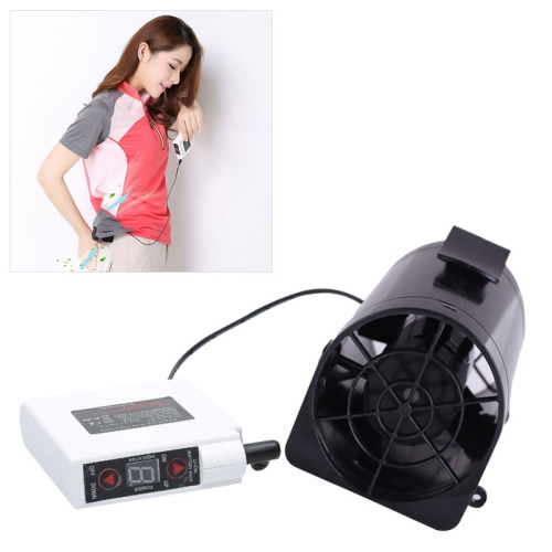 

Portable Mini Waist Fan Cooling Fan USB Skin Cooler (Black)