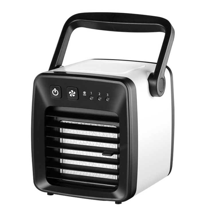 

Dorm Student Mini Cooling Fan USB Charging Air Conditioning Fan (Black)