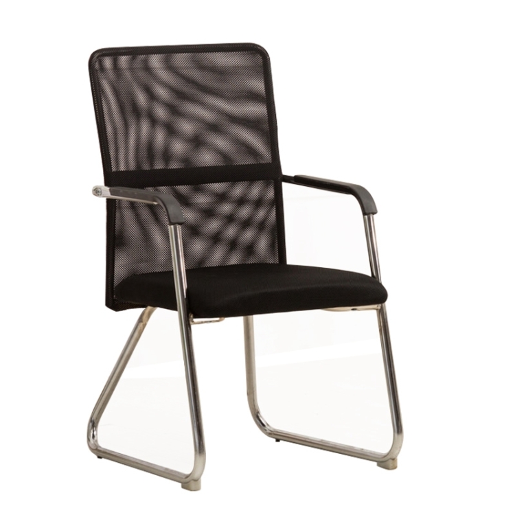 

Simple Household Mesh Computer Chair Conference Chair Fixed Chair (Black)