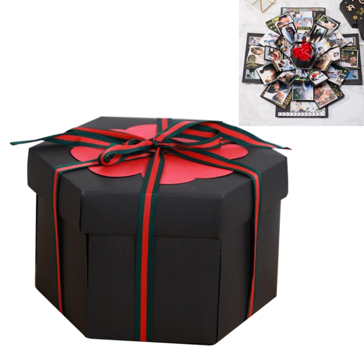 

Surprise Hexagon Blooming DIY Handmade Album Creative Photo Box Star Gift Box