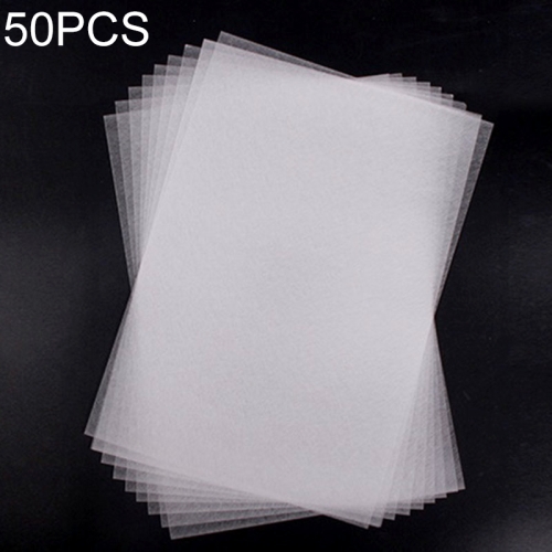 

50 PCS Translucent Rough Grinding Heat Shrink Film DIY Heat Shrink Film