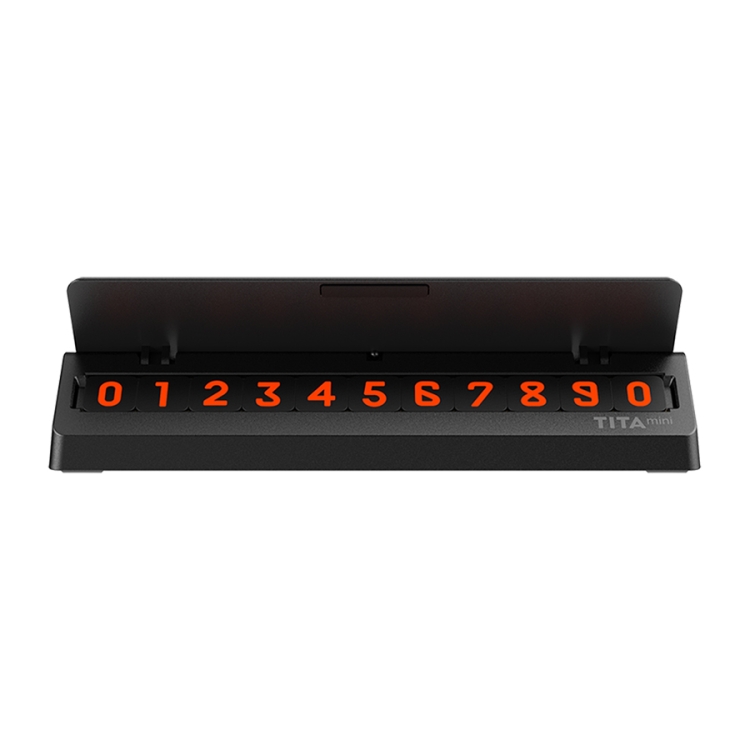 

Original Xiaomi TITA-mini Car Temporary Parking Number Plate Parking Card (Black)