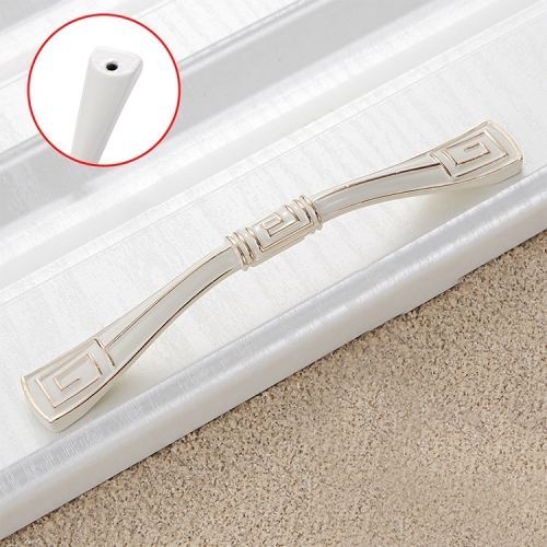 

5 PCS 6056-128 Ivory White Drawer Cabinet Door European Style Solid Handle