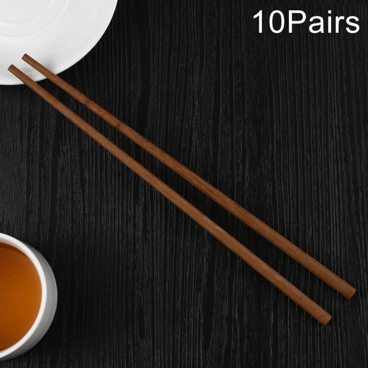 

10 Pairs Natural Iron Wood Non-slip Chopsticks