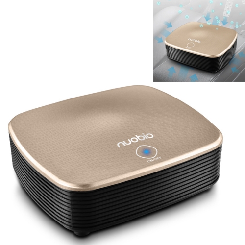 

Nobico J007 Car Air Purifier PM 2.5 Negative Ion Car with Oxygen Bar to Remove Formaldehyde(Gold)