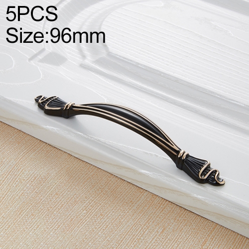 

5 PCS 6543-96 Fuji Black Modern Shoe Cabinet Wine Cabinet Handle