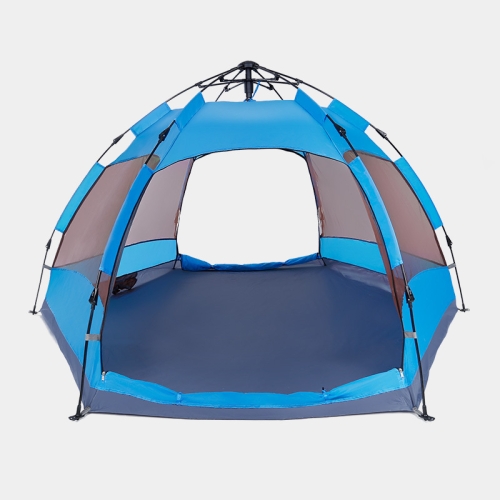 

Hewolf 1697 Outdoor Camping Hexagonal Automatic Rain-proof Tent, Upgraded Version (Blue)