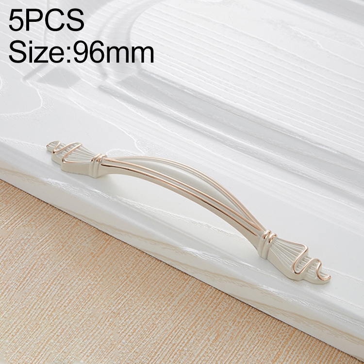 

5 PCS 6543-96 Ivory White Modern Shoe Cabinet Wine Cabinet Handle