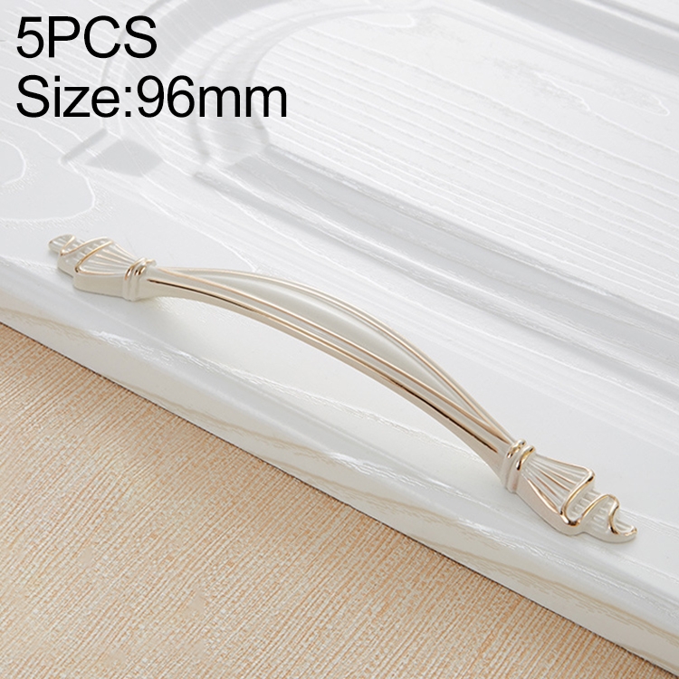 

5 PCS 6543-128 Ivory White Modern Shoe Cabinet Wine Cabinet Handle