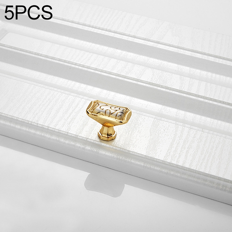 

5 PCS 4086-single Double Gold Zinc Alloy Cabinet Drawer Door Handle