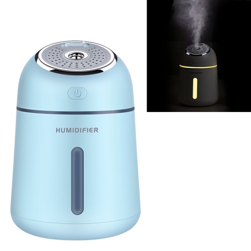 

Little-Q Ultrasonic Essential Oil Diffuser Aromatherapy Aroma Humidifier with LED Night Light for Office, Home Bedroom, Car, Support USB Output, Capacity: 330ml, DC 5V(Blue)