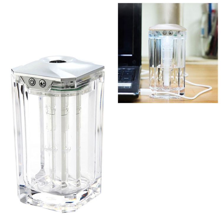 

Vehicle Transparent Humidifier USB Portable Ultrasound Nebulizer with Night Light, Capacity: 120mL