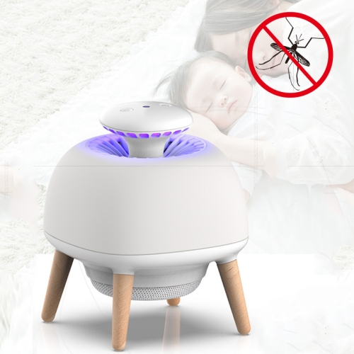 

4W Ultraviolet Mosquito Trap Lamp USB Electric Pest Repeller Intelligent Light Control (White)