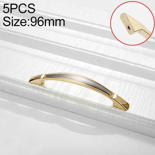 

5 PCS 4091-96 Double Gold Zinc Alloy Cabinet Drawer Door Handle