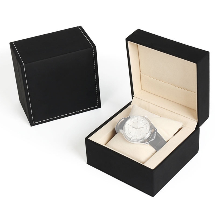 

2 PCS SBH002 PU Wrist Watch Storage Box Protective Case, Size: L