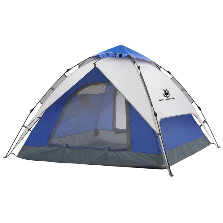

Outdoor Camping Automatic Spring Double-layer Rainproof Camping Tent, Size: 220x210x150cm