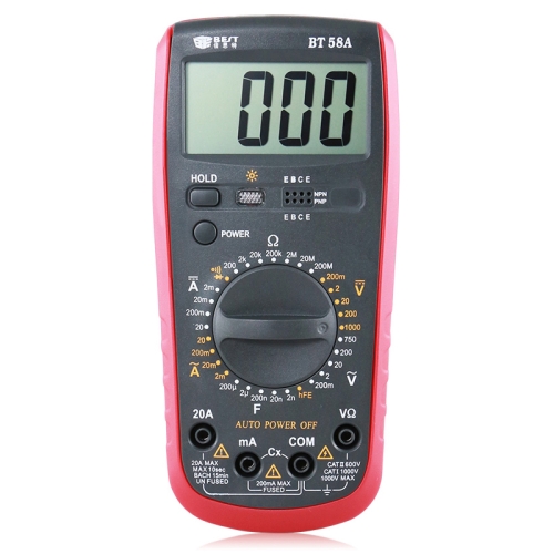 

Repair Tools for Mobile & Tablet, BEST-58A Multi Function Digital Multimeter