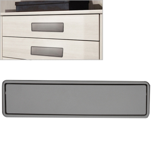 

Simple Wardrobe Slotted Scrub Handle Concealed Recessed Drawer Invisible Handle, Hole Distance：160mm (Grey)