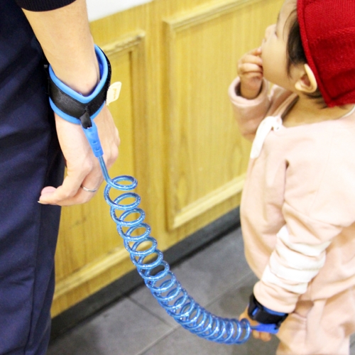 

Kids Safety Harness Child Leash Anti Lost Wrist Link Traction Rope Anti Lost Bracelet, Length: 2m(Blue)