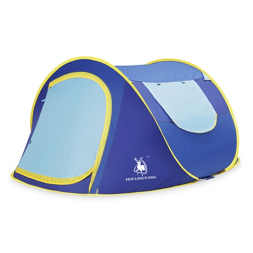 

HUILINGYANG Outdoor Camping Automatic Tent 1-2 People Quickly Open Tent, Size: 240x180x105cm(Blue)