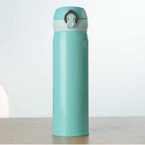 

450ml Creative Portable Stainless Steel Vacuum Flask Vacuum Bottle (Blue)