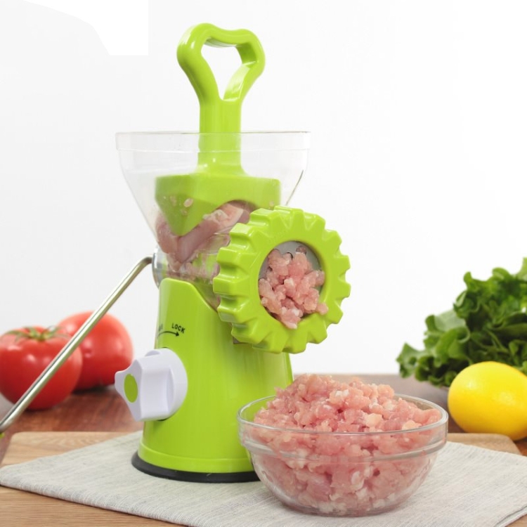 

B266 Household Stainless Steel Manual Meat Grinder (Green)