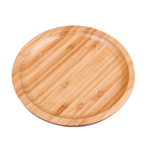 

Household Creative Simple Round Bamboo Tea Tray Mini Tea Table, Diameter: 20cm
