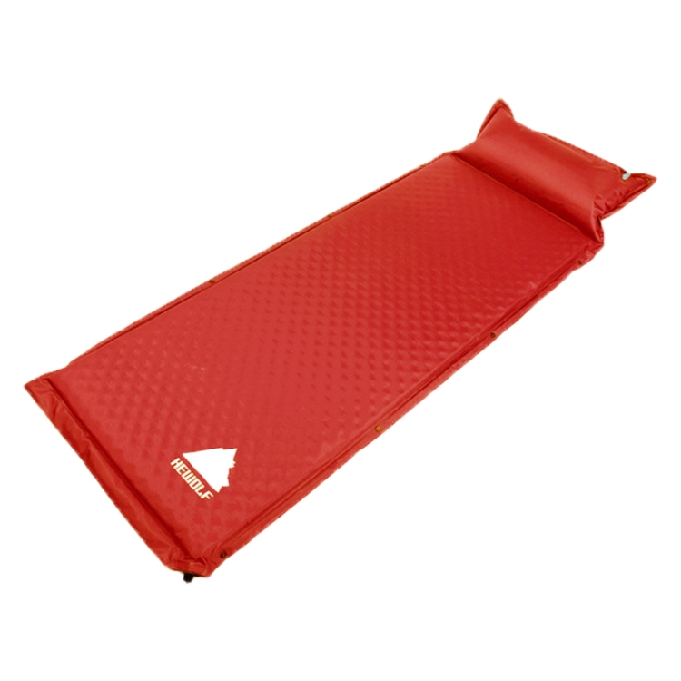

Hewolf 1892 Outdoor Camping Single Automatic Inflatable Pad Sleeping Mattress, Size: 188x65x5cm (Red)