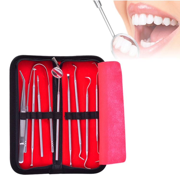 

9 In 1 Stainless Steel Dentist Tools Set