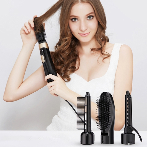 

Pritech 4 in 1 Electric Hair Dryer & Curly Hair Massage Comb & Small Curling Stick & Hair Dryer Modeling Set