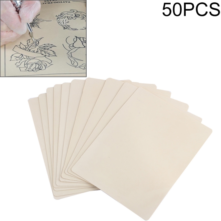 

50 PCS Blank Tattoo Exercise Silicone Skin