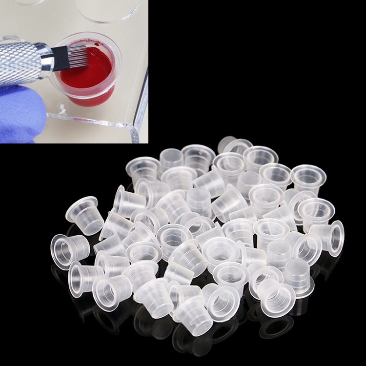 

3 Packs White Color Ink Cup Tattoo Supplies, Size: L