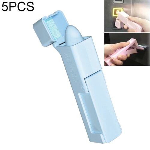 

5 PCS Portable Protect Open Door Elevator Handle Disinfection and Anti-epidemic Tool(Blue)