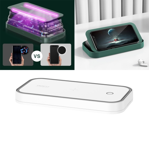 

ROCK Smartphone Sterilizer UV Light Disinfection Cleaning Box with Holder Function(White)