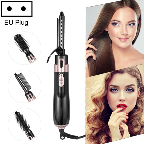 

Four-in-one Negative Ion Wet And Dry Hair Dryer Comb Hair Straightener Curling Stick(EU Plug)