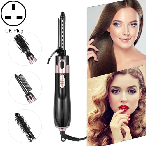 

Four-in-one Negative Ion Wet And Dry Hair Dryer Comb Hair Straightener Curling Stick(UK Plug)