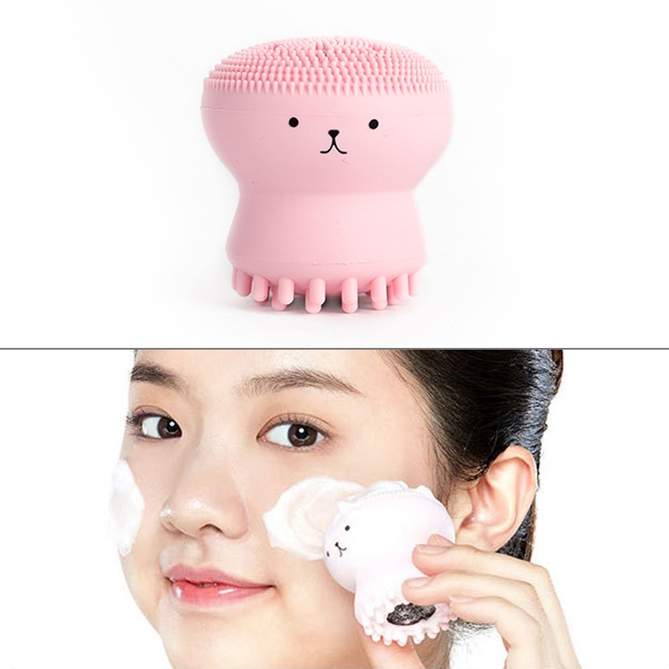 

GECOMO Small Octopus Shape Silicone Face Cleansing Brush