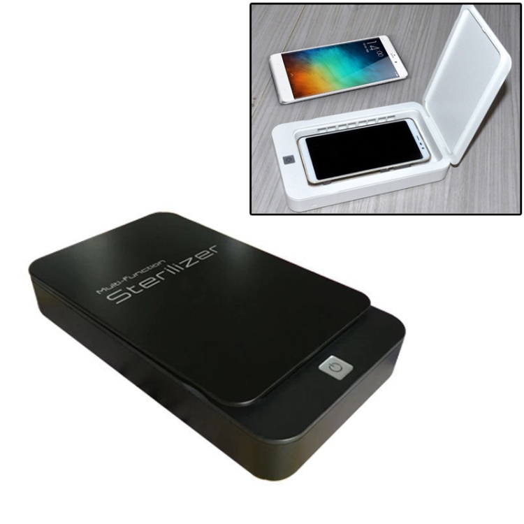 

Multifunctional Mobile Phone Face Mask UV Disinfection Aromatherapy Ultraviolet Lamp Sterilizer Disinfectant Box(Black)