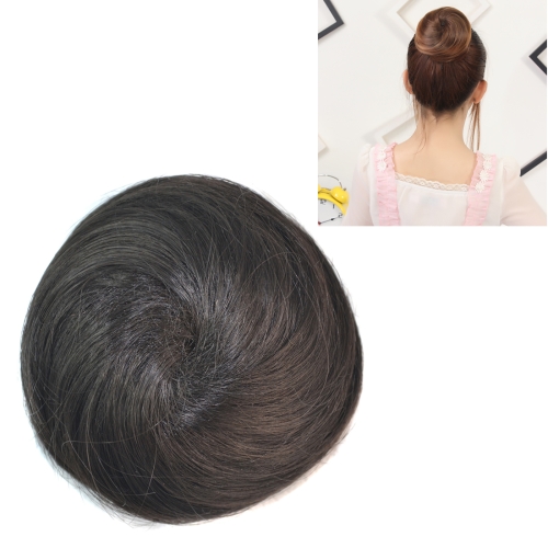 

Wig Bun Flower Shape Hair Package Hair disk (Black)