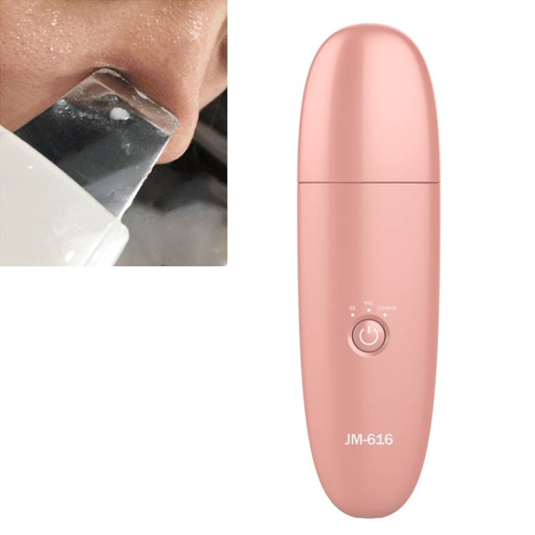 

Ultrasonic Deep Face Cleaning Machine Skin Scrubber Remove Dirt Blackhead Facial Beauty Instrument (Pink)